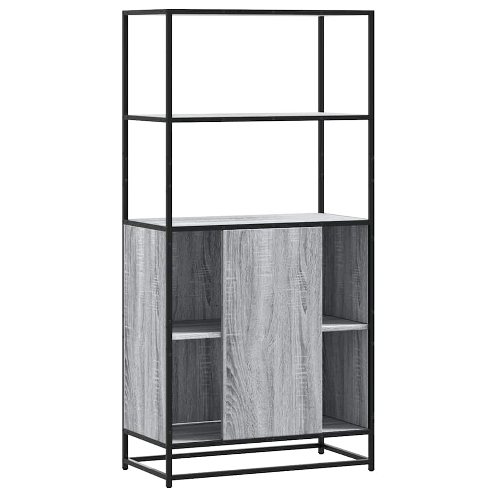 Highboard Grey Sonoma Κατασκευασμένο ξύλο και μέταλλο