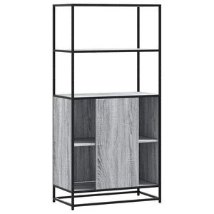 Highboard Grey Sonoma Κατασκευασμένο ξύλο και μέταλλο