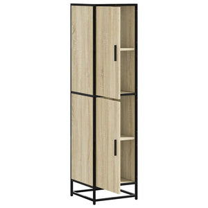 Highboard Sonoma Oak Κατασκευασμένο ξύλο και μέταλλο