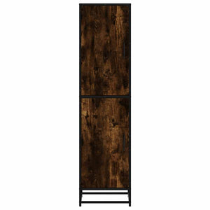 Highboard Καπνιστή δρυς Κατασκευασμένο ξύλο και μέταλλο