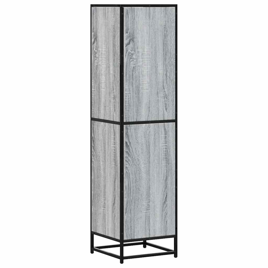 Highboard Grey Sonoma Κατασκευασμένο ξύλο και μέταλλο