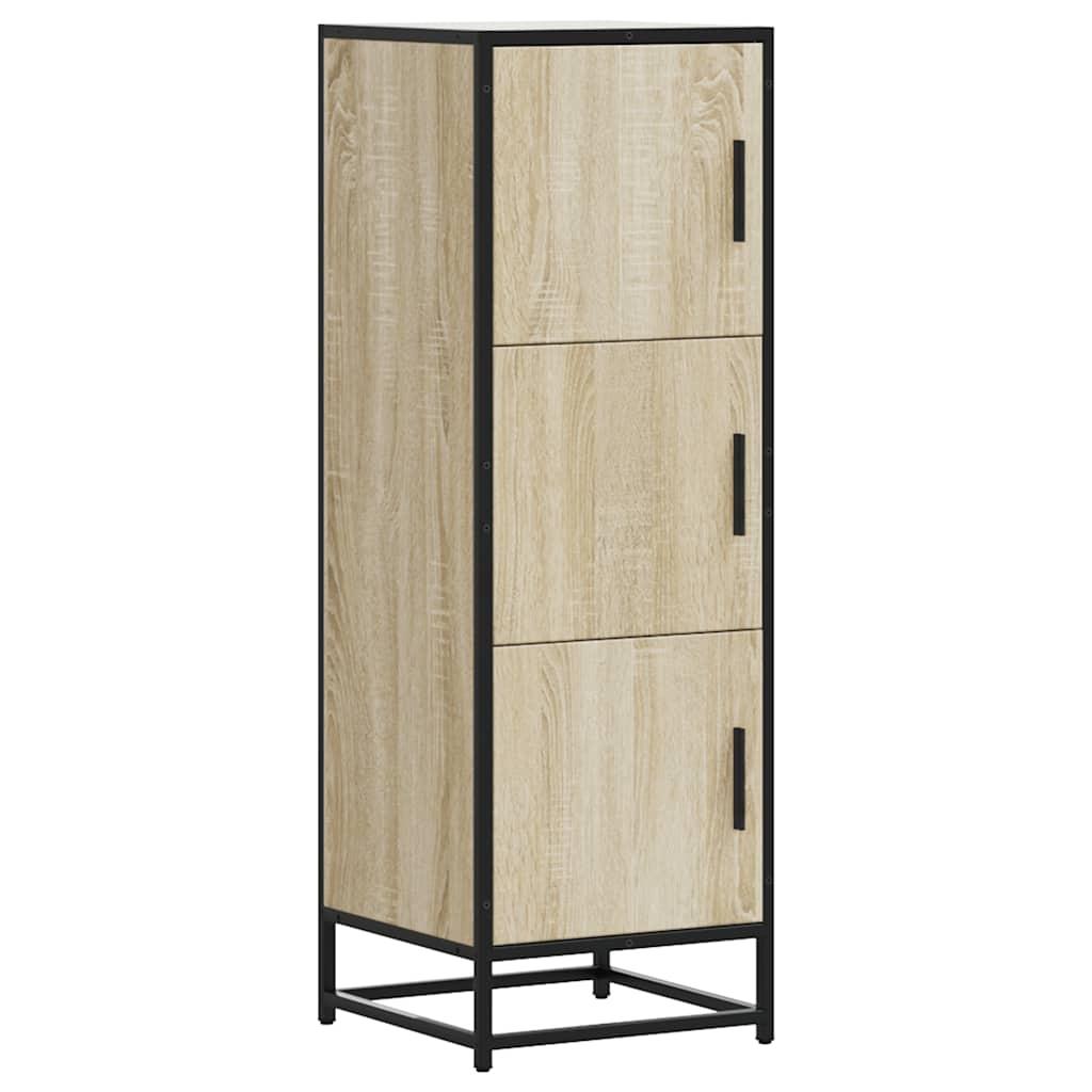 Highboard Δρυς sonoma 35,5x35x106,5 cm Κατασκευασμένο ξύλο