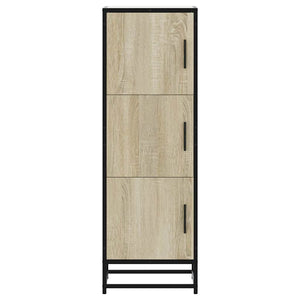 Highboard Δρυς sonoma 35,5x35x106,5 cm Κατασκευασμένο ξύλο - Pakobazaar