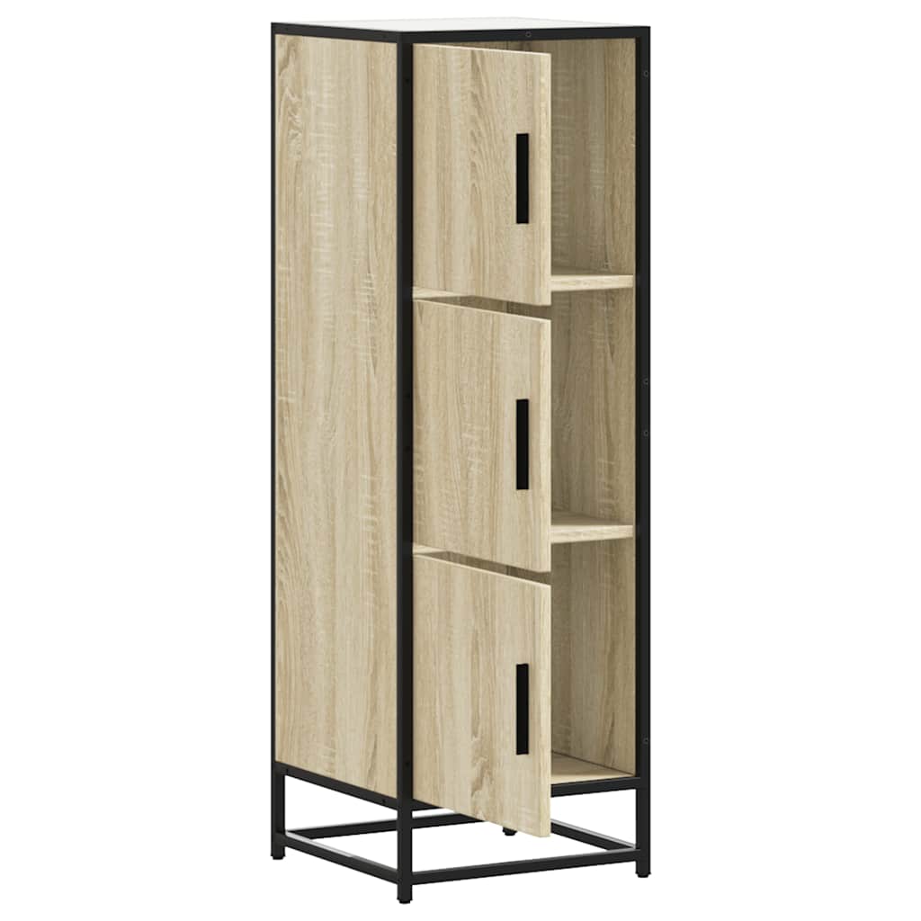 Highboard Δρυς sonoma 35,5x35x106,5 cm Κατασκευασμένο ξύλο