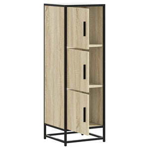 Highboard Δρυς sonoma 35,5x35x106,5 cm Κατασκευασμένο ξύλο - Pakobazaar