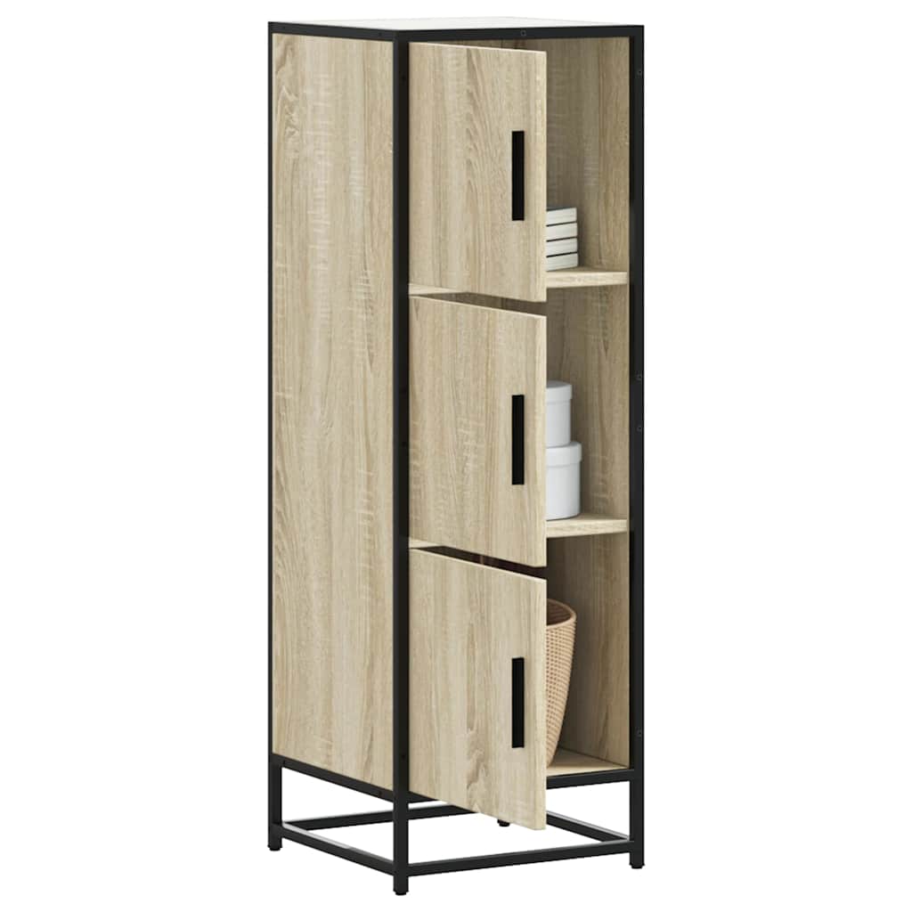 Highboard Δρυς sonoma 35,5x35x106,5 cm Κατασκευασμένο ξύλο