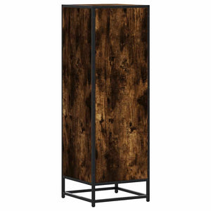 Highboard Καπνιστή δρυς 35,5x35x106,5 cm Κατασκευασμένο ξύλο - Pakobazaar