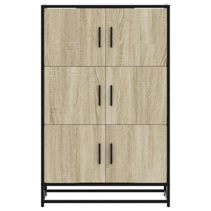 Ντουλάπι Δρυς sonoma 68x35x106,5 cm Επεξεργασμένο Ξύλο μέταλλο - Pakobazaar