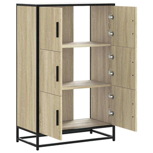 Ντουλάπι Δρυς sonoma 68x35x106,5 cm Επεξεργασμένο Ξύλο μέταλλο - Pakobazaar