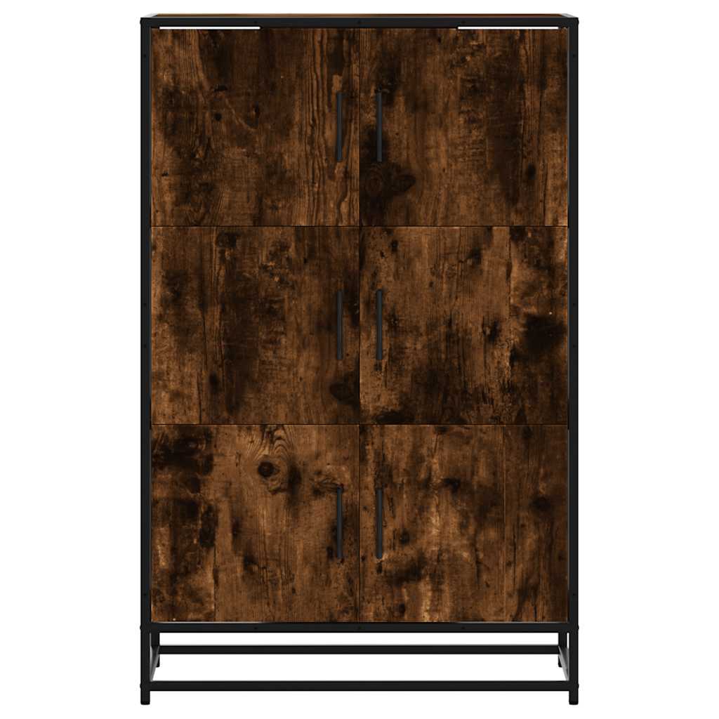 Highboard Καπνιστή δρυς 68x35x106,5 cm Κατασκευασμένο ξύλο - Pakobazaar