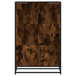 Highboard Καπνιστή δρυς 68x35x106,5 cm Κατασκευασμένο ξύλο - Pakobazaar