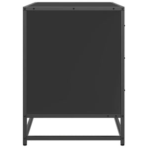 ντουλάπι συρταριών  Μαύρο 70x41x56 cm Κατασκευασμένο ξύλο