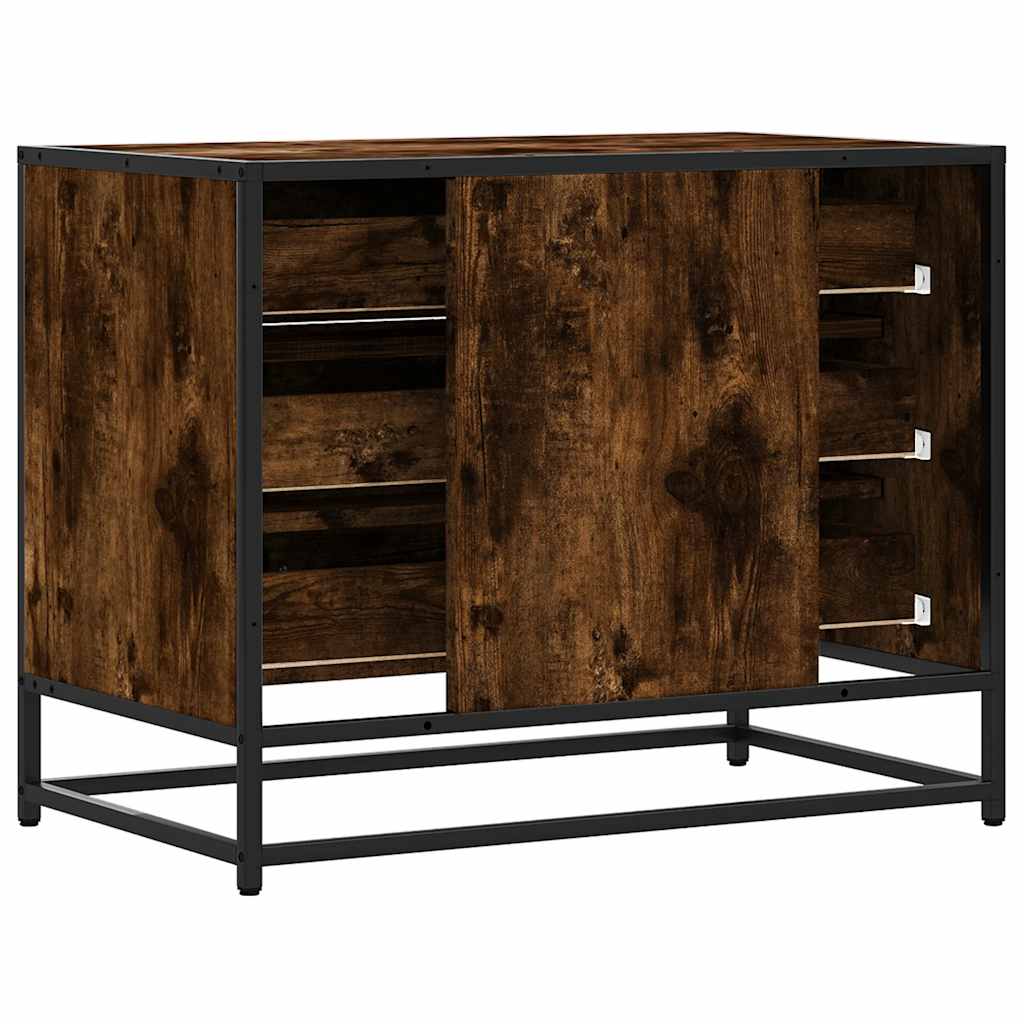 ντουλάπι συρταριών  Καπνιστή δρυς Κατασκευασμένο ξύλο