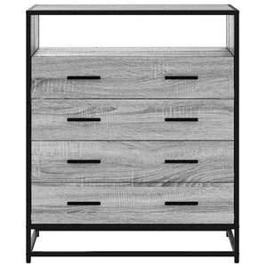 Συρταριέρα Γκρι sonoma 70x41x83,5 εκ. από Επεξεργασμένο Ξύλο - Pakobazaar