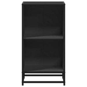 ντουλάπι βιβλίων  Μαύρο 40x35x76 cm Κατασκευασμένο ξύλο