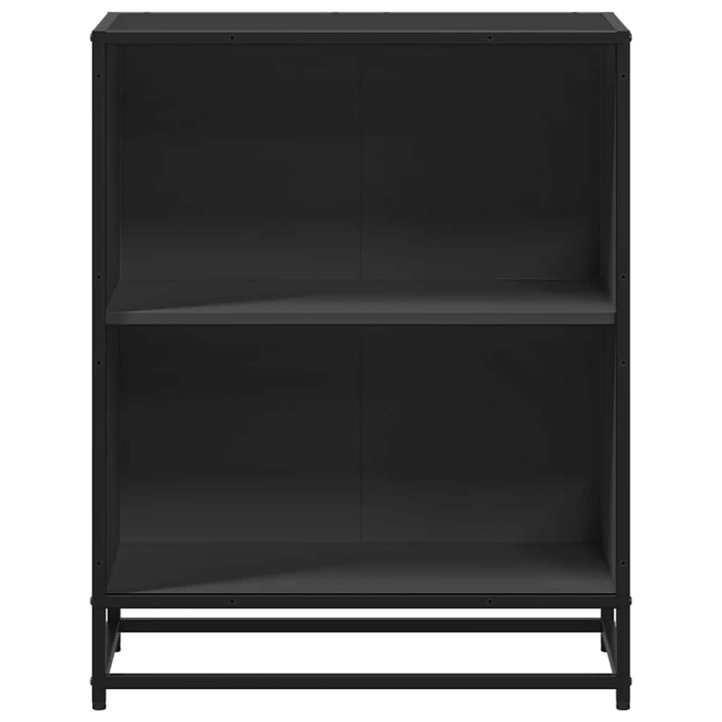 ντουλάπι βιβλίων  Μαύρο 60x35x76 cm Κατασκευασμένο ξύλο