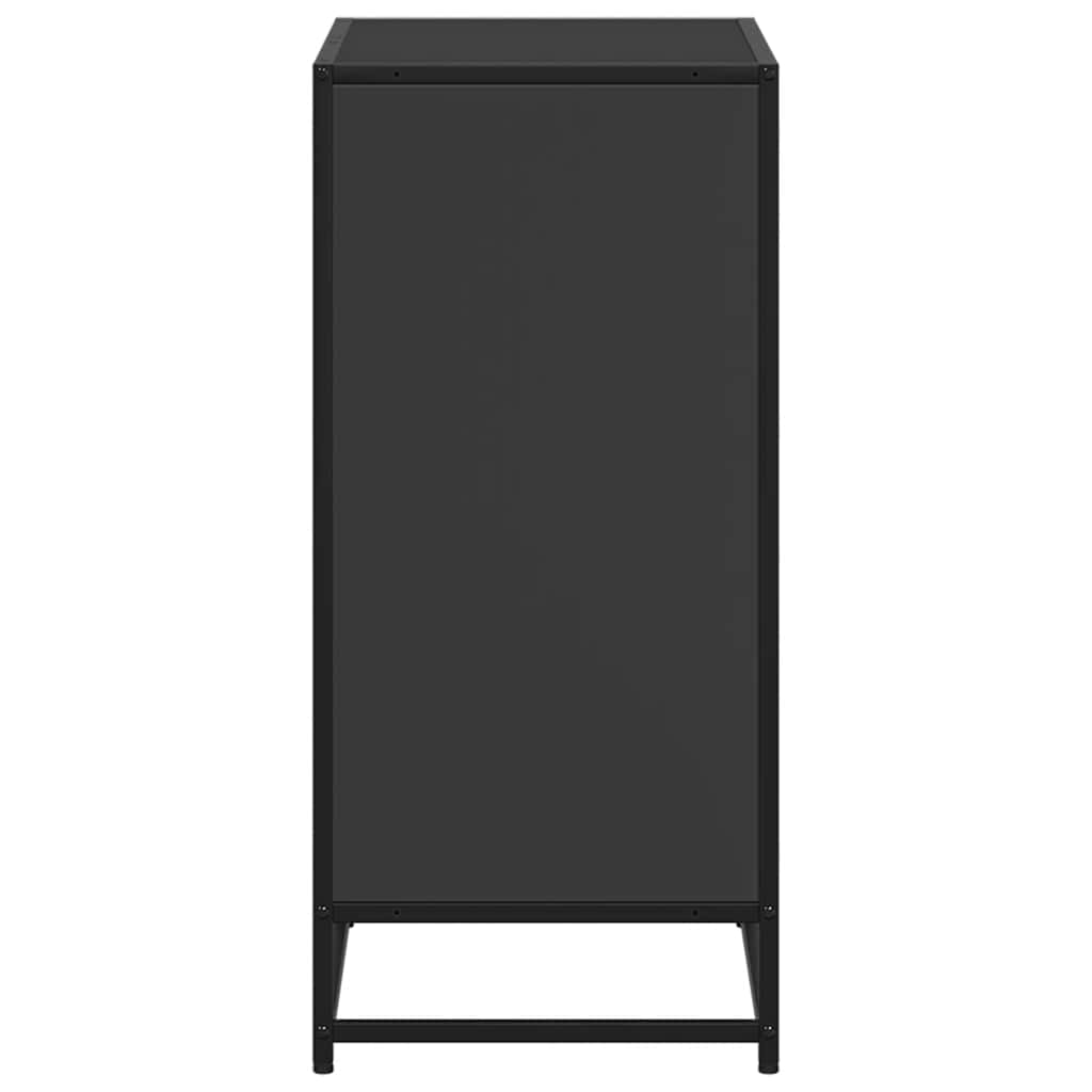 ντουλάπι βιβλίων  Μαύρο 60x35x76 cm Κατασκευασμένο ξύλο