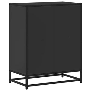 ντουλάπι βιβλίων  Μαύρο 60x35x76 cm Κατασκευασμένο ξύλο