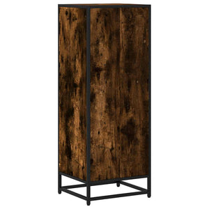 Ντουλάπι βιβλίων καπνιστή βελανιδιά 40x35x107,5 cm