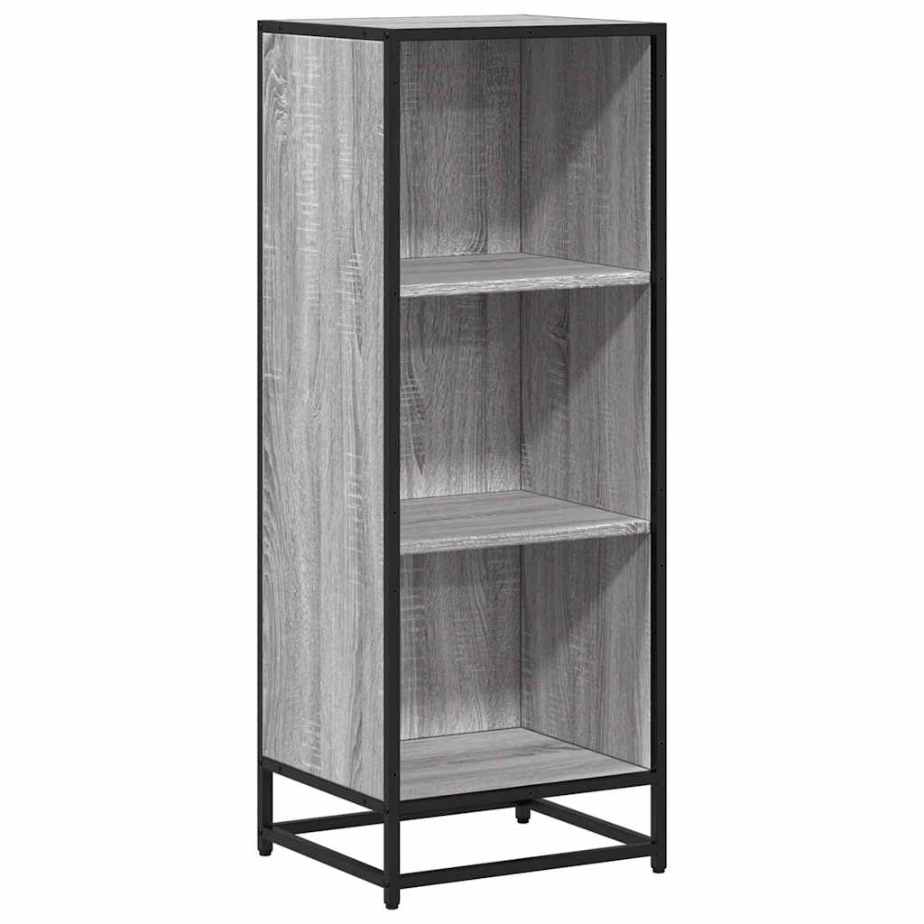 Ντουλάπι βιβλίων Γκρι Sonoma 40x35x107,5 cm Κατασκευασμένο ξύλο