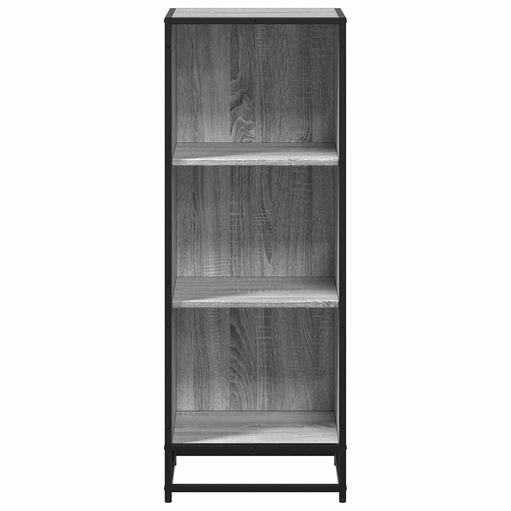 Ντουλάπι βιβλίων Γκρι Sonoma 40x35x107,5 cm Κατασκευασμένο ξύλο