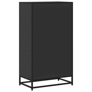 ντουλάπι βιβλίων  Μαύρο 60x35x107,5 cm Κατασκευασμένο ξύλο