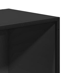 ντουλάπι βιβλίων  Μαύρο 60x35x107,5 cm Κατασκευασμένο ξύλο