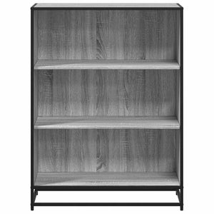 Βιβλιοθήκη Γκρι sonoma 80,5x35x107,5 εκ. Επεξεργασμένο Ξύλο