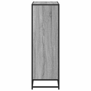 Βιβλιοθήκη Γκρι sonoma 80,5x35x107,5 εκ. Επεξεργασμένο Ξύλο