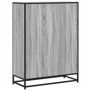 Βιβλιοθήκη Γκρι sonoma 80,5x35x107,5 εκ. Επεξεργασμένο Ξύλο