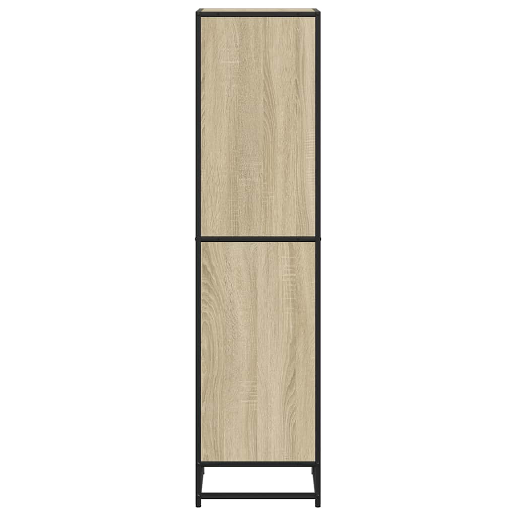 Βιβλιοθήκη Χρώμα sonoma Δρυς 40x35x139 εκ. Μοριοσανίδα