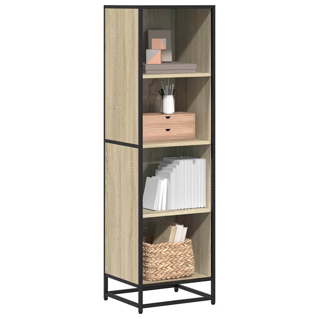 Βιβλιοθήκη Χρώμα sonoma Δρυς 40x35x139 εκ. Μοριοσανίδα