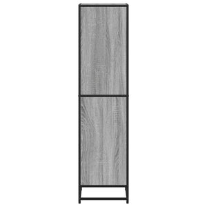 Βιβλιοθήκη Γκρι Sonoma 40x35x139 εκ. από Επεξεργασμένο Ξύλο