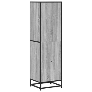 Βιβλιοθήκη Γκρι Sonoma 40x35x139 εκ. από Επεξεργασμένο Ξύλο