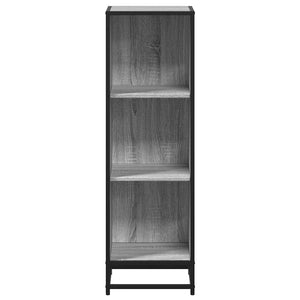 Βιβλιοθήκη Γκρι sonoma 33,5x33x107,5 εκ. Επεξεργασμένο Ξύλο - Pakobazaar