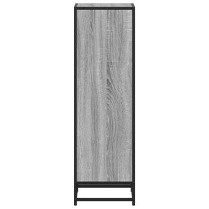 Βιβλιοθήκη Γκρι sonoma 33,5x33x107,5 εκ. Επεξεργασμένο Ξύλο - Pakobazaar