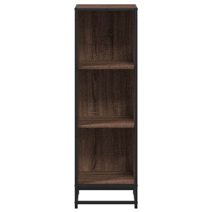 Βιβλιοθήκη Καφέ Δρυς 33,5x33x107,5 εκ. από Επεξεργασμένο Ξύλο