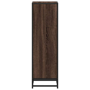 Βιβλιοθήκη Καφέ Δρυς 33,5x33x107,5 εκ. από Επεξεργασμένο Ξύλο