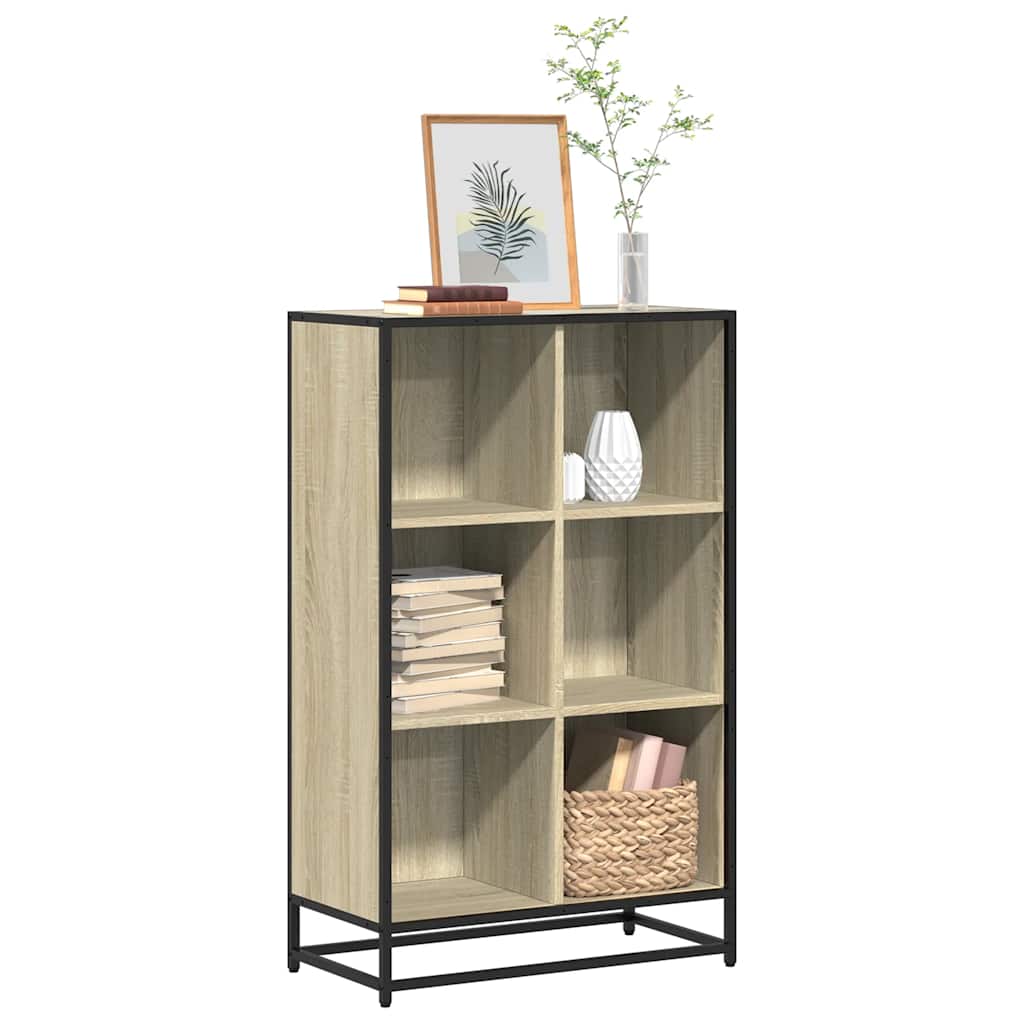 Βιβλιοθήκη Χρώμα Sonoma Δρυς 65,5x33x107,5 εκ. Μοριοσανίδα