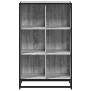 Βιβλιοθήκη Γκρι sonoma 65,5x33x107,5 εκ. Επεξεργασμένο Ξύλο