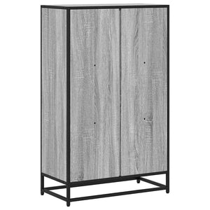 Βιβλιοθήκη Γκρι sonoma 65,5x33x107,5 εκ. Επεξεργασμένο Ξύλο