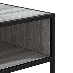 Τραπέζι κονσόλας Γκρίζο Σονόμα 90x35x80 cm Ξύλινη κατασκευή - Pakobazaar