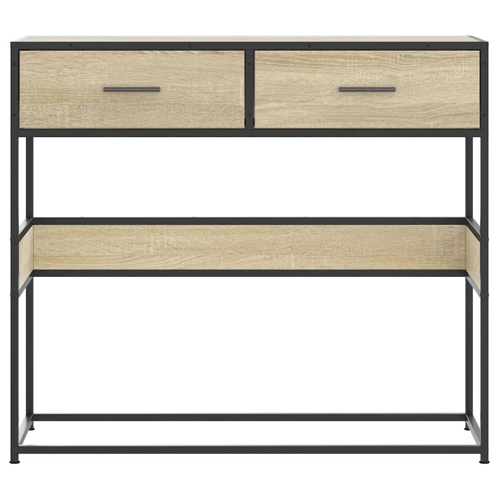 Τραπέζι Κονσόλα Sonoma Δρυς 90x35x80 εκ. Επεξεργασμένο Ξύλο