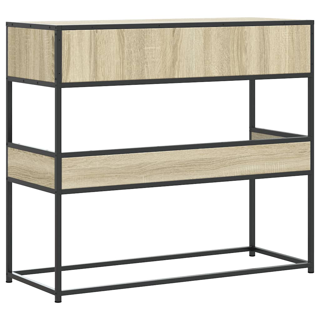 Τραπέζι Κονσόλα Sonoma Δρυς 90x35x80 εκ. Επεξεργασμένο Ξύλο