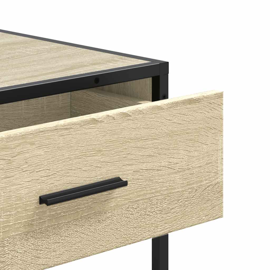 Τραπέζι Κονσόλα Sonoma Δρυς 90x35x80 εκ. Επεξεργασμένο Ξύλο