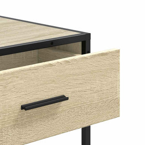 Τραπέζι Κονσόλα Sonoma Δρυς 90x35x80 εκ. Επεξεργασμένο Ξύλο