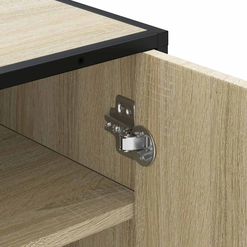 Παπουτσοθήκη Sonoma Δρυς 48x38x97,5 εκ. από Επεξεργασμένο Ξύλο - Pakobazaar