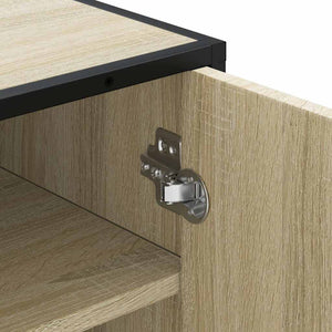 Παπουτσοθήκη Sonoma Δρυς 48x38x97,5 εκ. από Επεξεργασμένο Ξύλο - Pakobazaar