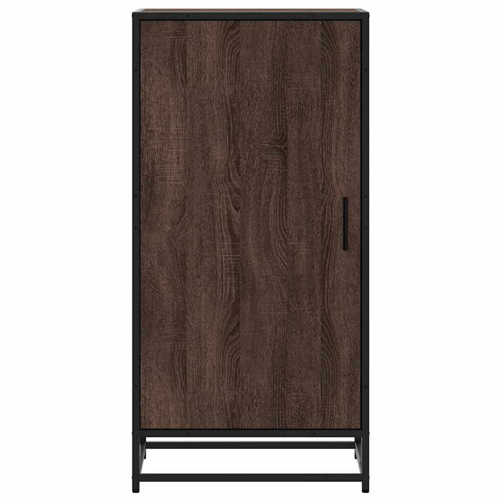 Ράφι παπουτσιών καφέ δρυς 48x38x97,5 cm Κατασκευασμένο ξύλο