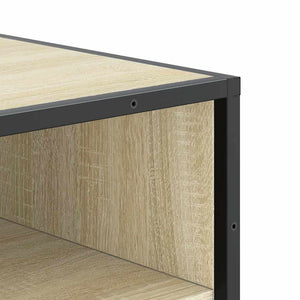 Παπουτσοθήκη Sonoma Δρυς 48x38x97,5 εκ. από Επεξεργασμένο Ξύλο
